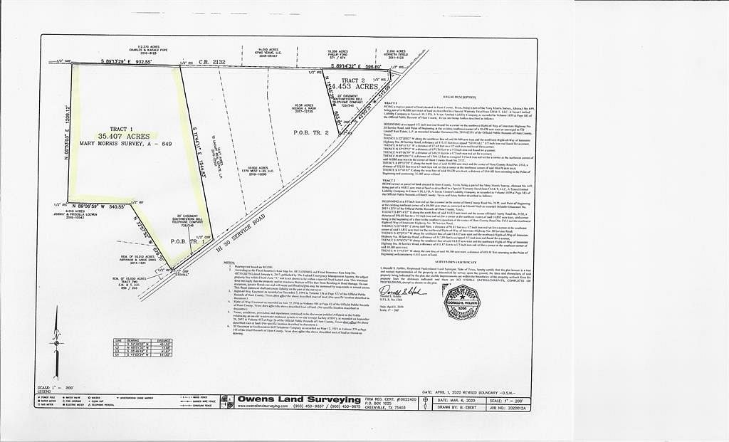35.4 Acres of Commercial Land for Sale in Caddo Mills, Texas