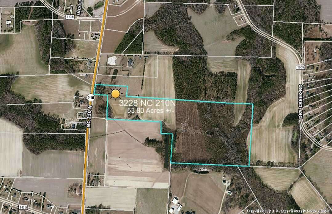 53.8 Acres of Land for Sale in Lillington, North Carolina