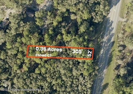 0.36 Acres of Commercial Land for Sale in Ridge Manor, Florida