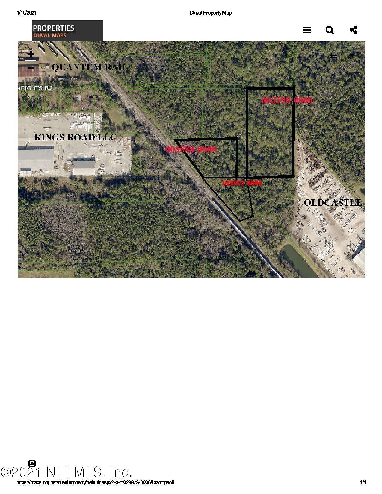 8.8 Acres of Commercial Land for Sale in Jacksonville, Florida