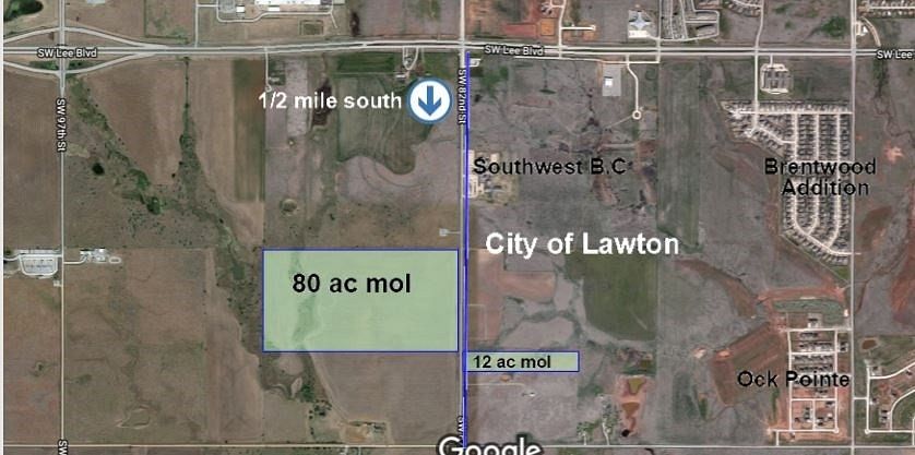 80 Acres of Land for Sale in Lawton, Oklahoma