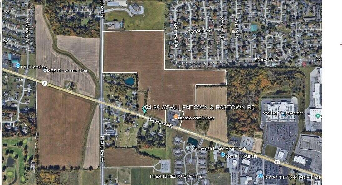 54.7 Acres of Land for Sale in Lima, Ohio