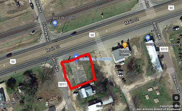 0.13 Acres of Commercial Land for Sale in D'Hanis, Texas