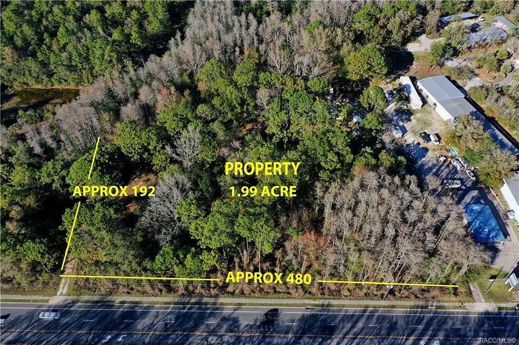2 Acres of Commercial Land for Sale in Crystal River, Florida