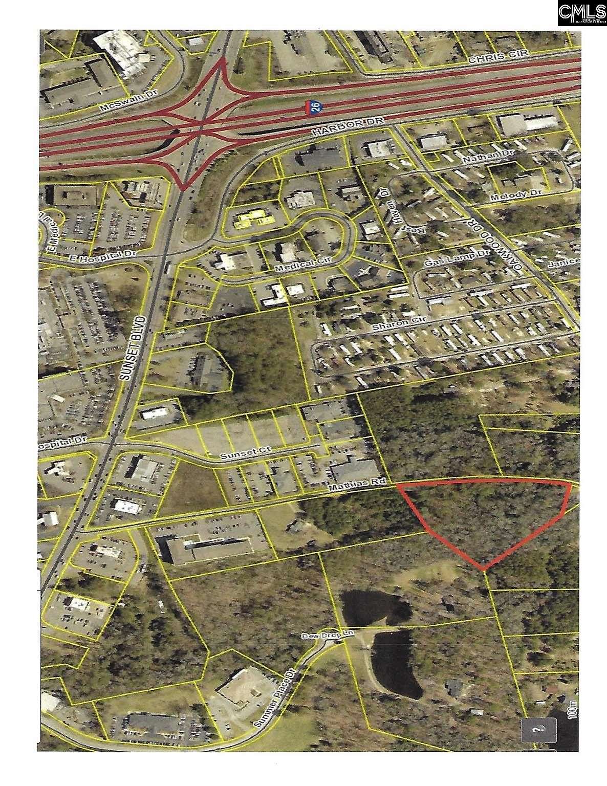 4.4 Acres of Commercial Land for Sale in West Columbia, South Carolina
