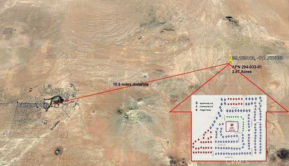 2.47 Acres of Residential Land for Sale in California City, California