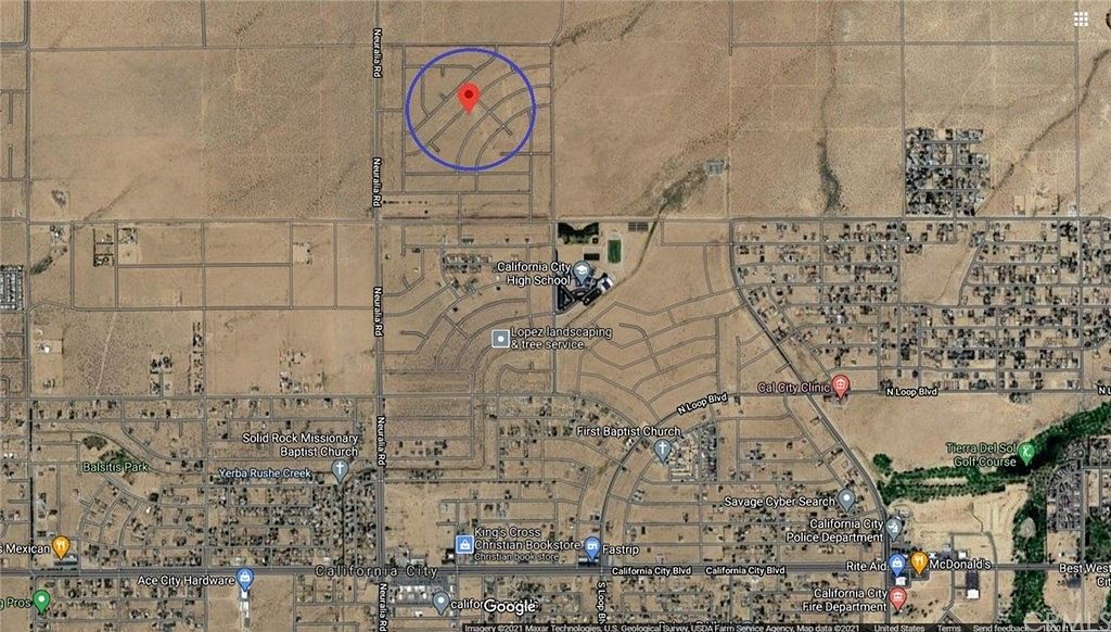 0.17 Acres of Residential Land for Sale in California City, California