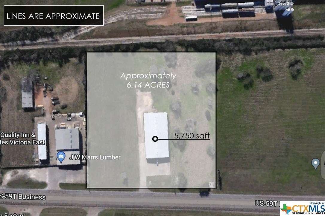 6.14 Acres of Improved Commercial Land for Sale in Victoria, Texas