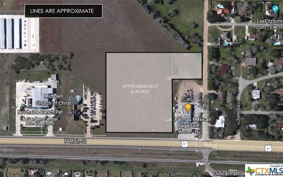 8 Acres of Commercial Land for Sale in Victoria, Texas
