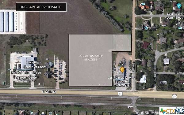 8 Acres of Commercial Land for Sale in Victoria, Texas