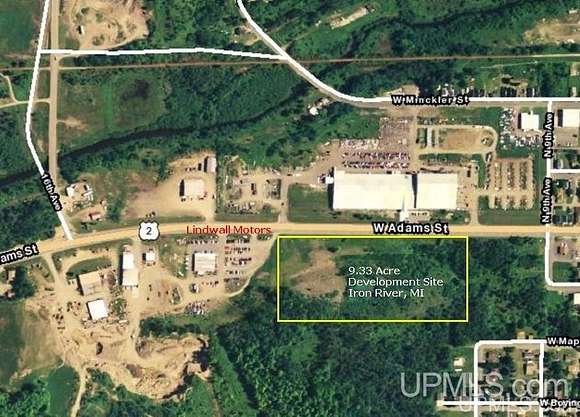 9.3 Acres of Commercial Land for Sale in Iron River, Michigan