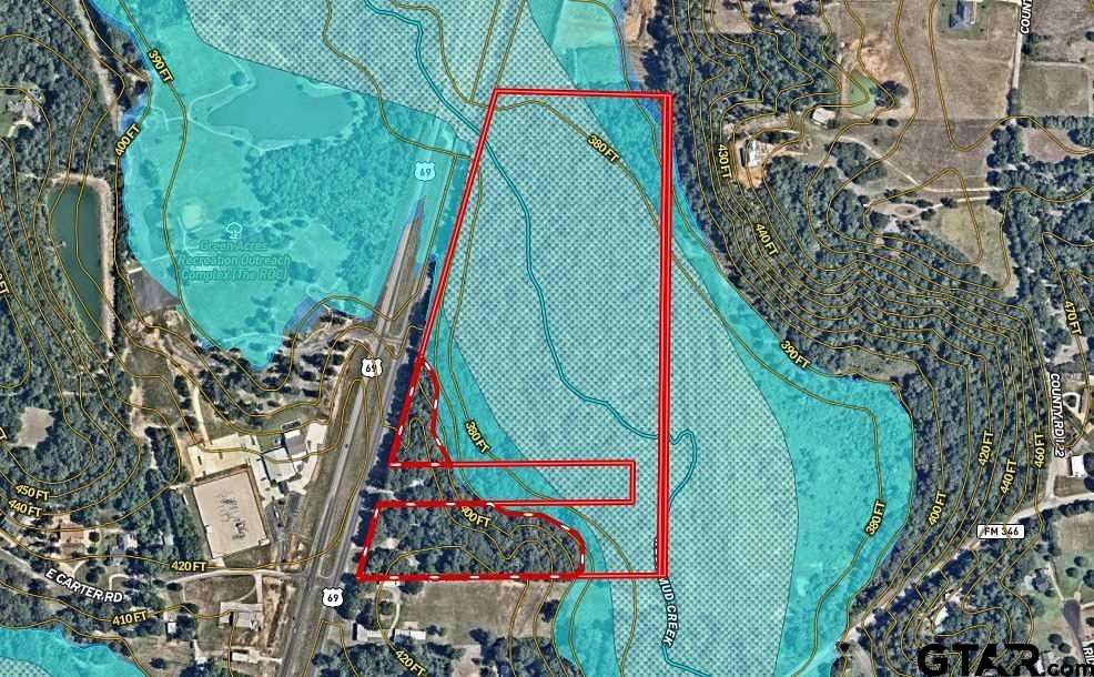 36.6 Acres of Commercial Land for Sale in Tyler, Texas