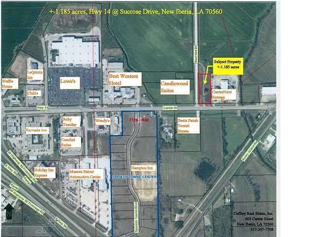 1.18 Acres of Commercial Land for Sale in New Iberia, Louisiana