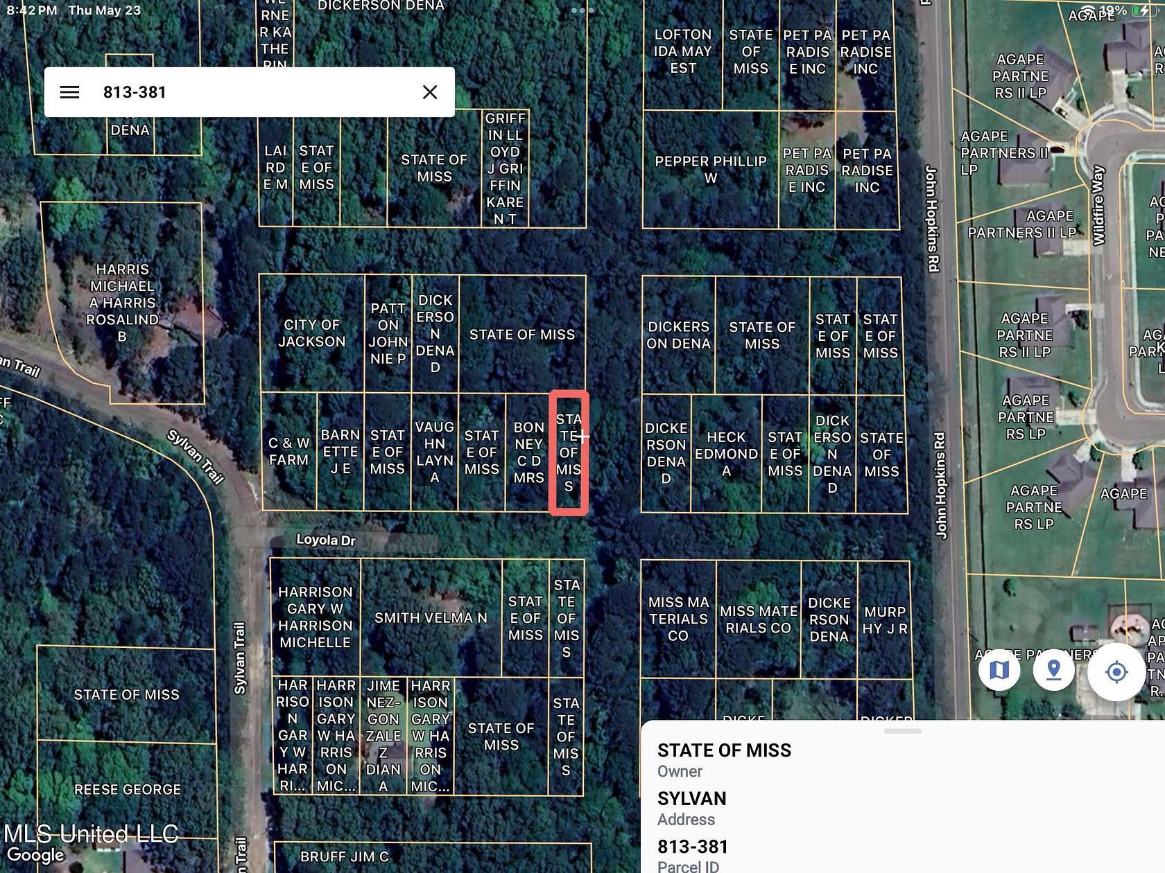 0.11 Acres of Residential Land for Sale in Jackson, Mississippi