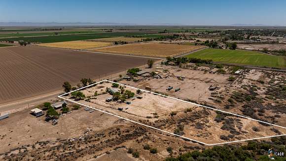 7.4 Acres of Land with Home for Sale in Holtville, California
