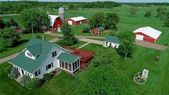39.6 Acres of Agricultural Land with Home for Sale in Milaca, Minnesota