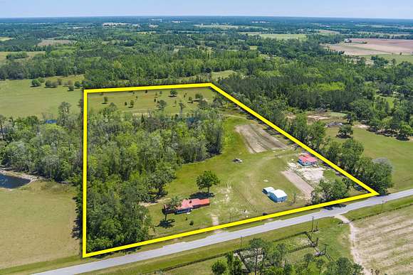 20 Acres of Land with Home for Sale in Jennings, Florida