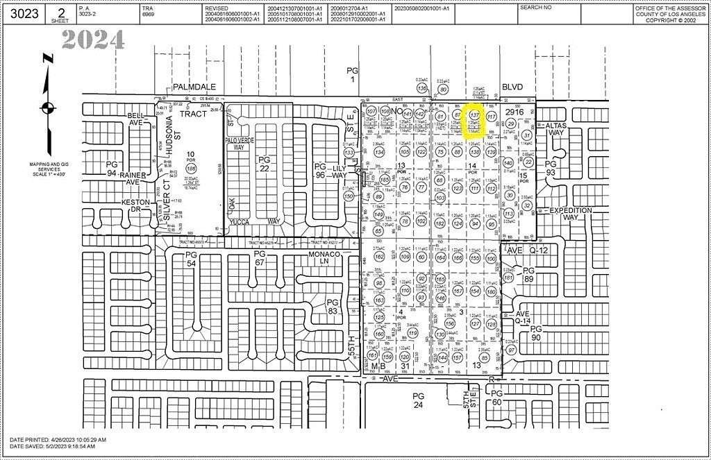 1.15 Acres of Land for Sale in Palmdale, California