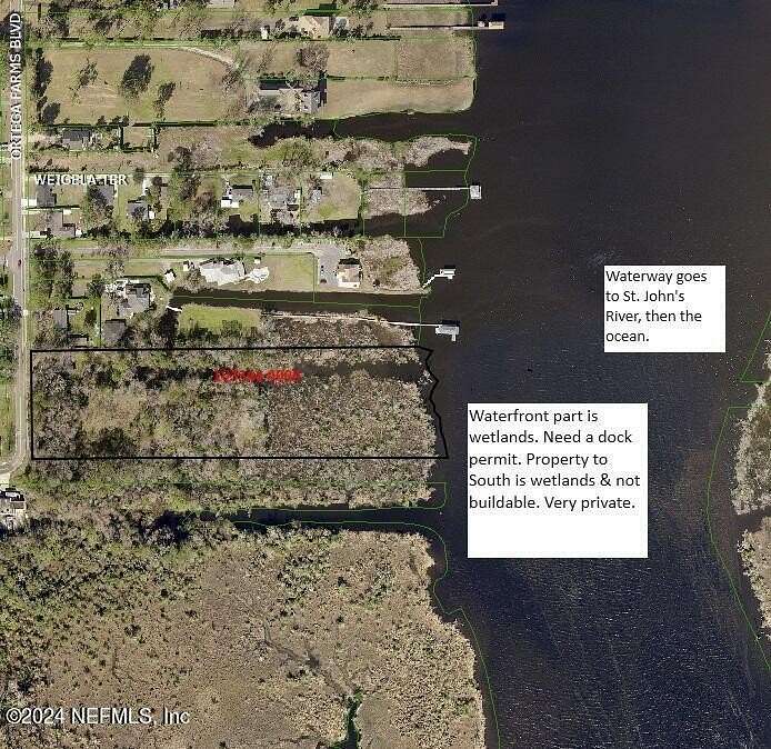 5.74 Acres of Residential Land with Home for Sale in Jacksonville, Florida