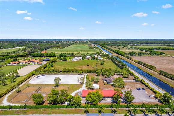 5.206 Acres of Land with Home for Sale in Wellington, Florida