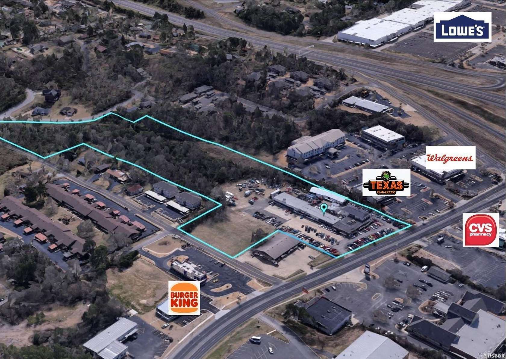 11 Acres of Improved Commercial Land for Sale in Hot Springs, Arkansas