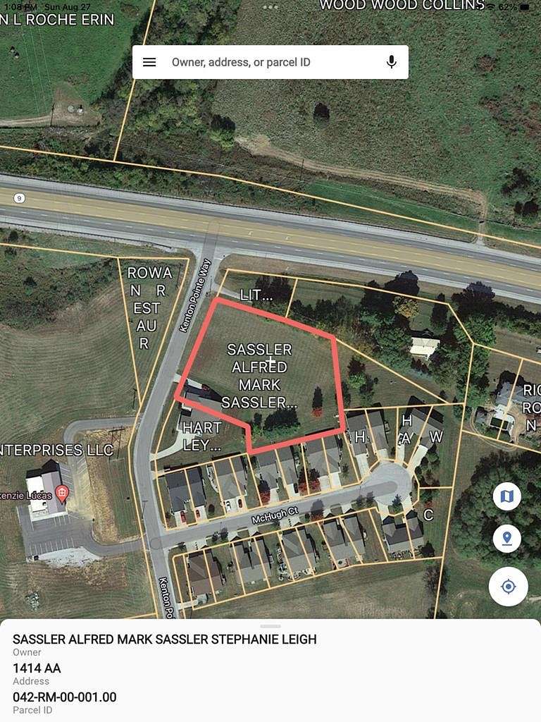 1.3 Acres of Commercial Land for Sale in Maysville, Kentucky