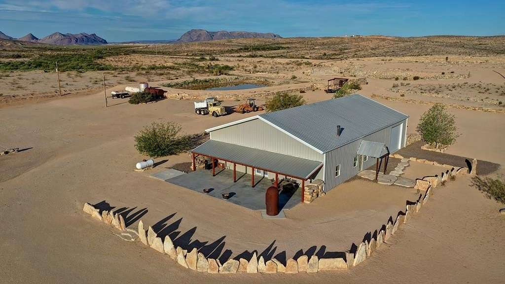 30.5 Acres of Agricultural Land with Home for Sale in Terlingua, Texas