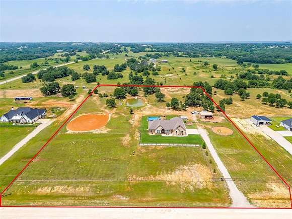 5.2 Acres of Land with Home for Sale in Poolville, Texas