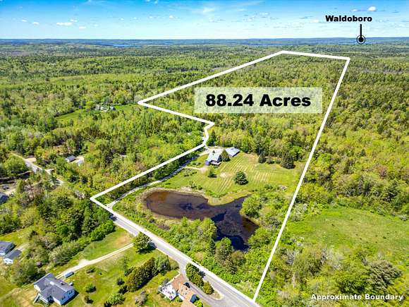 88 Acres of Land with Home for Sale in Friendship, Maine
