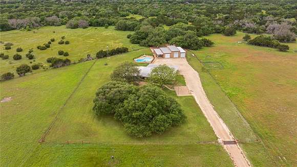 49.7 Acres of Agricultural Land with Home for Sale in Meridian, Texas
