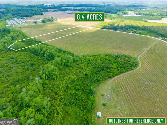 8.5 Acres of Residential Land for Sale in Baxley, Georgia