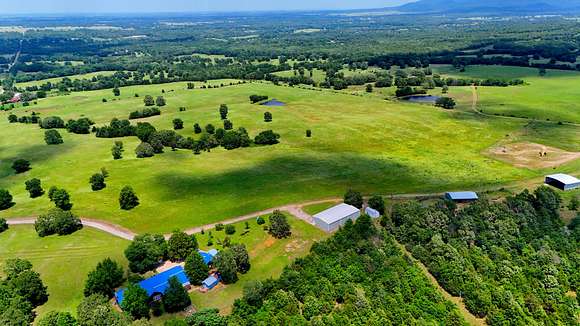 158 Acres of Land with Home for Sale in Howe, Oklahoma