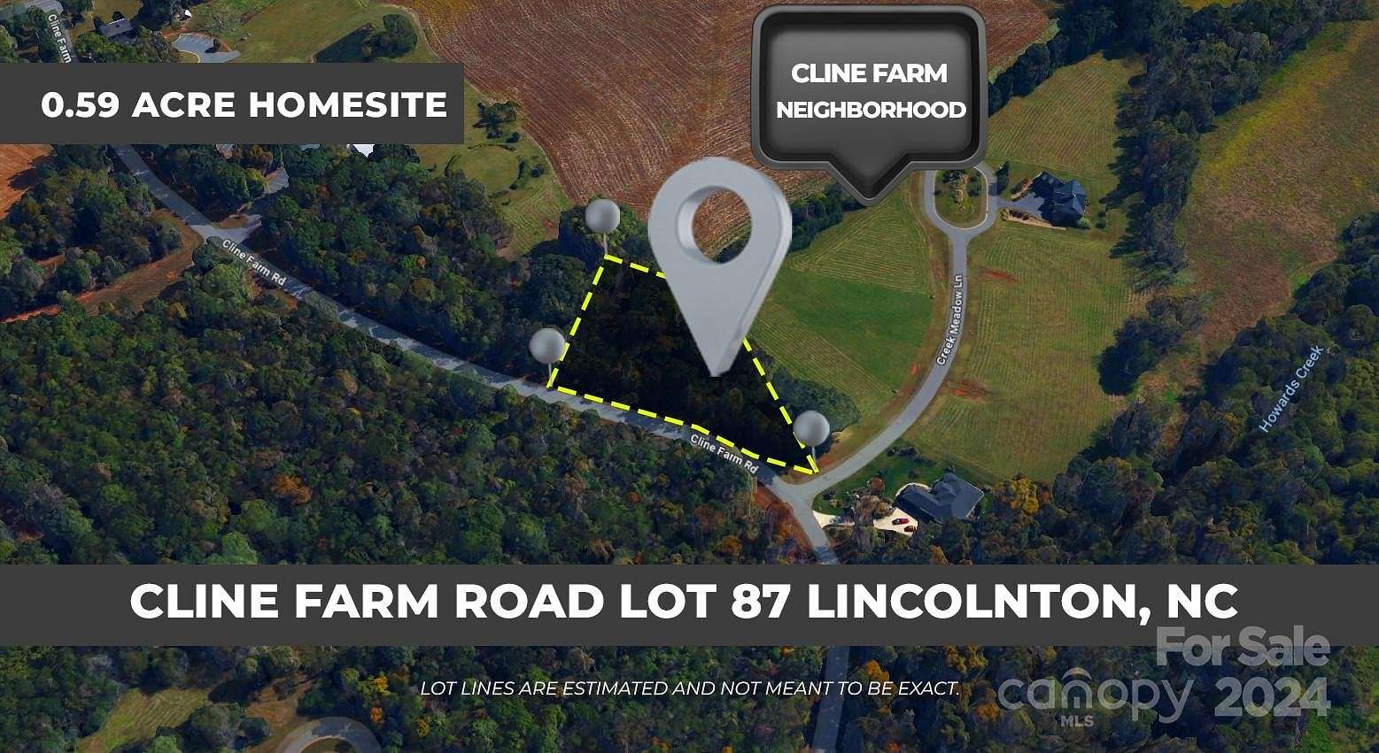 0.59 Acres of Residential Land for Sale in Lincolnton, North Carolina