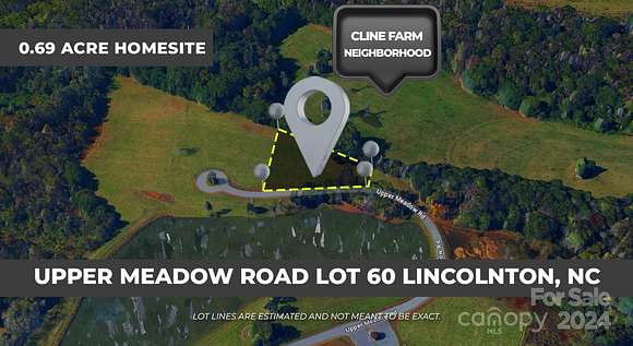 0.69 Acres of Residential Land for Sale in Lincolnton, North Carolina