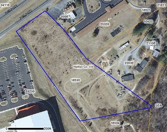 6.4 Acres of Commercial Land for Sale in South Boston, Virginia