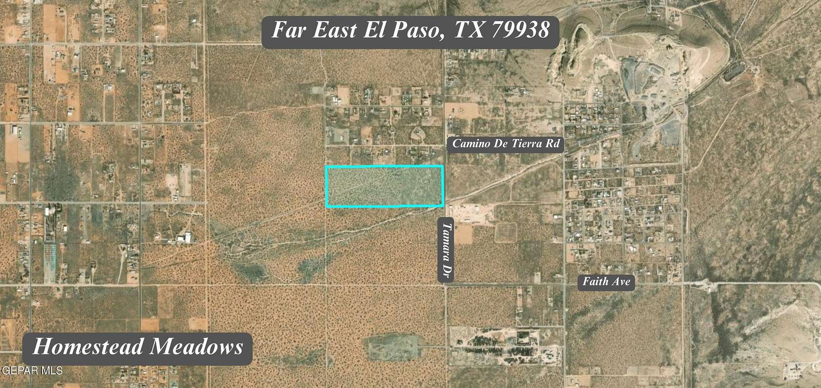50.1 Acres of Land for Sale in El Paso, Texas