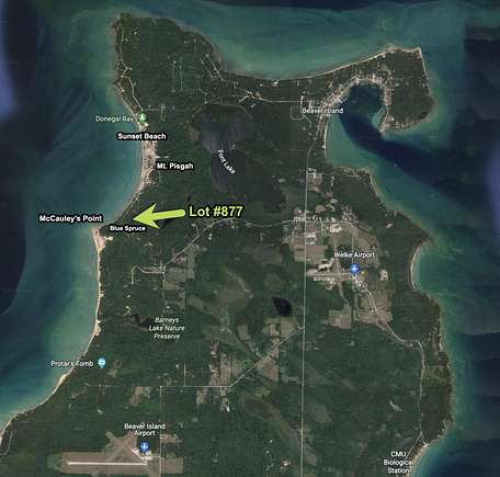 0.4 Acres of Land for Sale in Beaver Island, Michigan