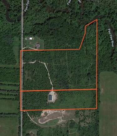 34.9 Acres of Recreational Land for Sale in Paw Paw, Michigan