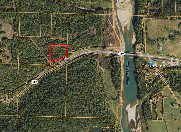 3.2 Acres of Land for Sale in Tecumseh, Missouri