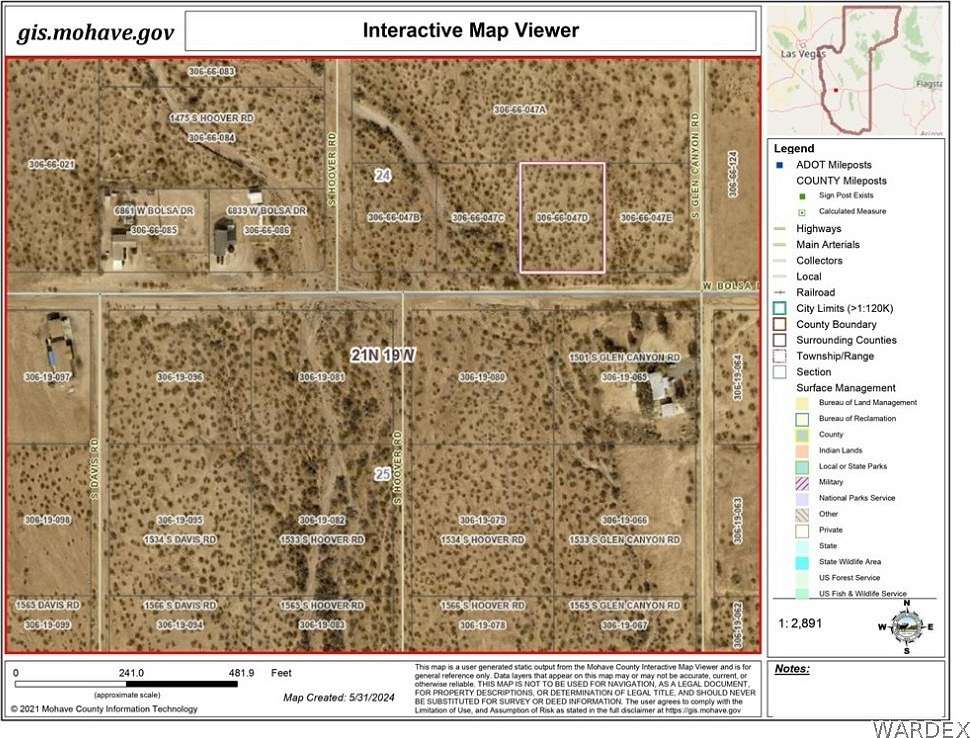 1 Acre of Residential Land for Sale in Golden Valley, Arizona