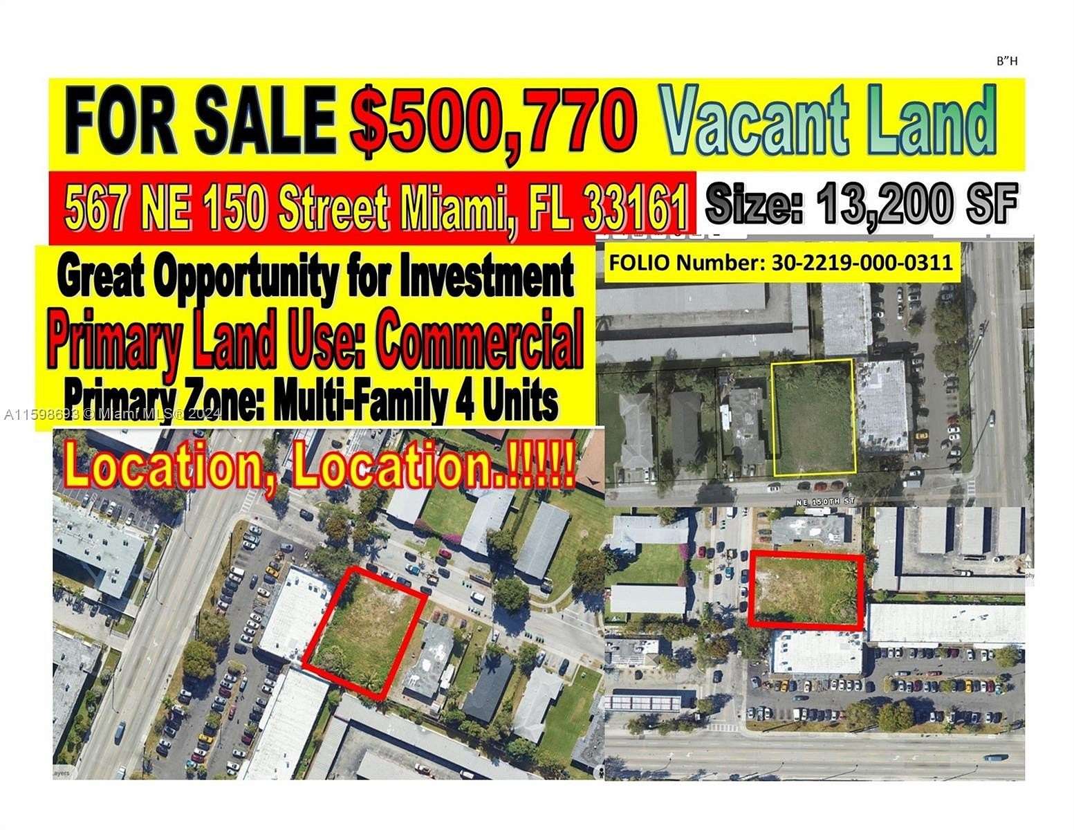 0.3 Acres of Residential Land for Sale in Miami, Florida