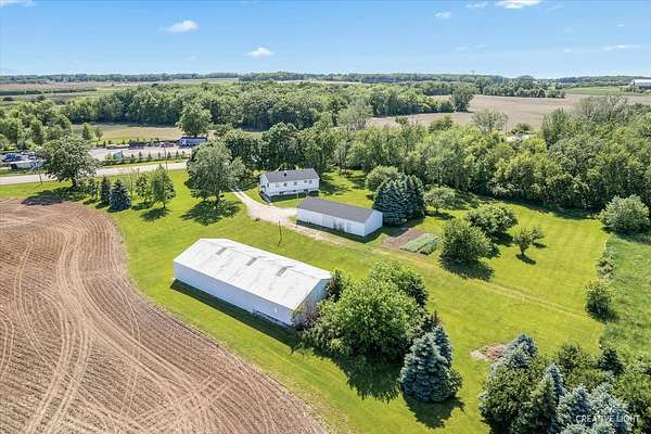 85 Acres of Land with Home for Sale in Hampshire, Illinois