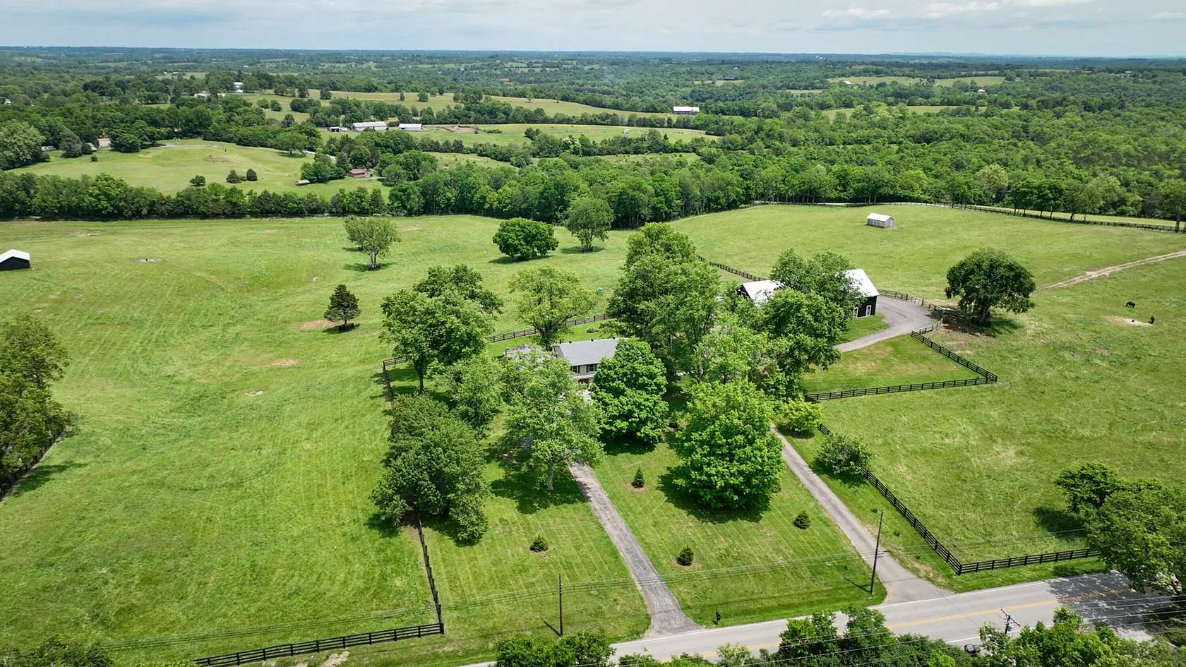 34.92 Acres of Agricultural Land with Home for Sale in Lexington, Kentucky