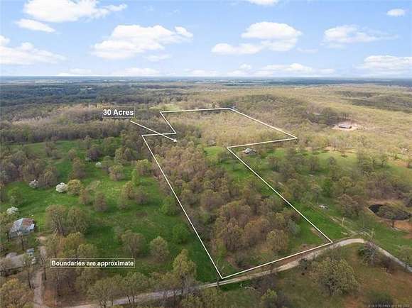 30 Acres of Recreational Land for Sale in Afton, Oklahoma