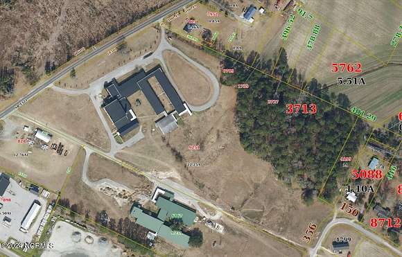 22.25 Acres of Improved Commercial Land for Auction in Trenton, North Carolina