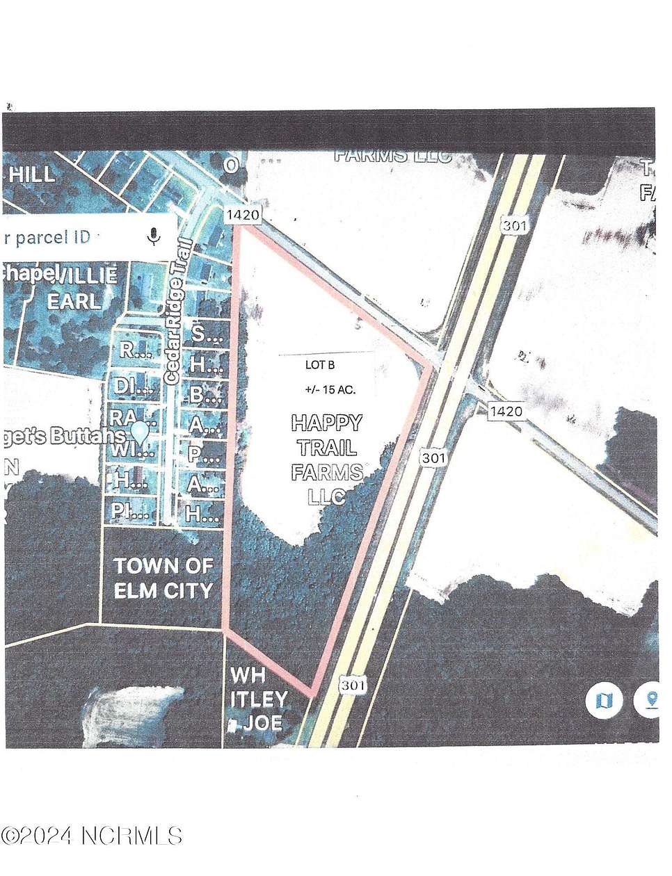 15 Acres of Land for Sale in Elm City, North Carolina