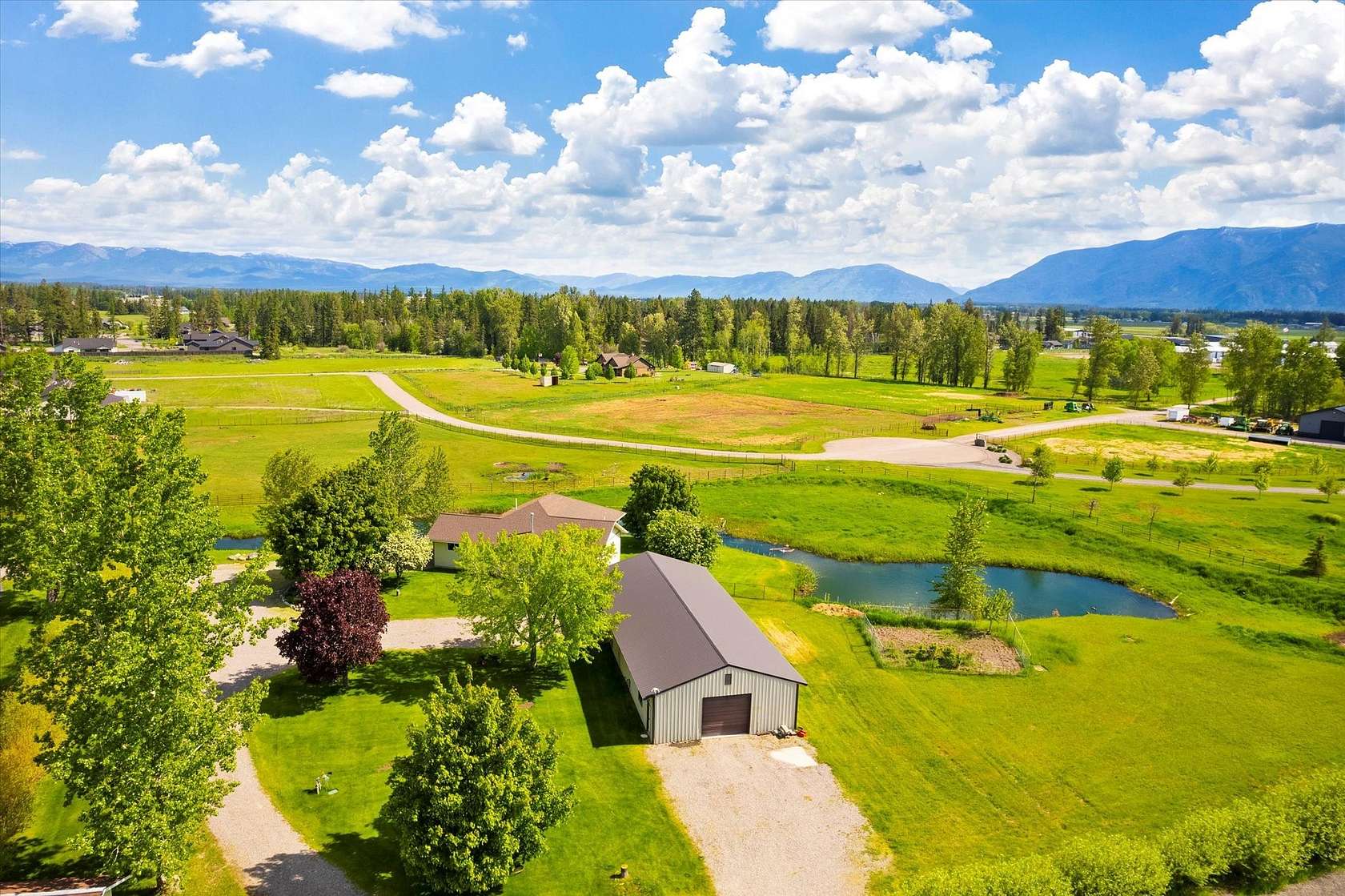 2.91 Acres of Residential Land with Home for Sale in Kalispell, Montana