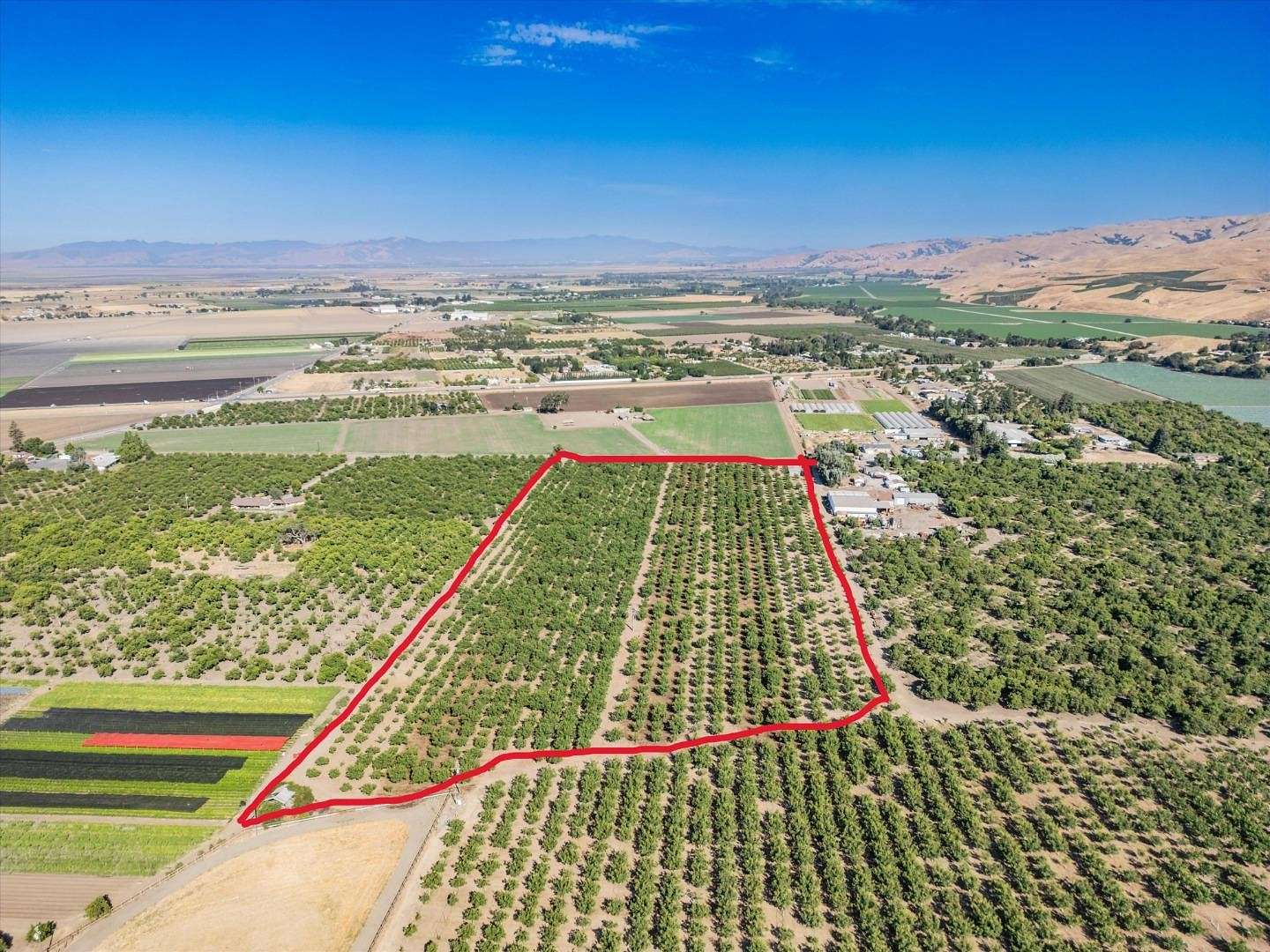 21.09 Acres of Agricultural Land for Sale in Hollister, California