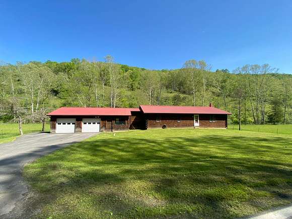 73.9 Acres of Land with Home for Sale in Burnsville, West Virginia