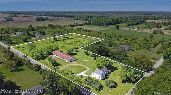 4.8 Acres of Land with Home for Sale in Allenton, Michigan